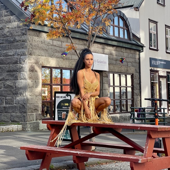 Handmade Macramé Rope Dress GoodVibeGoda Original - Picture 10 of 16